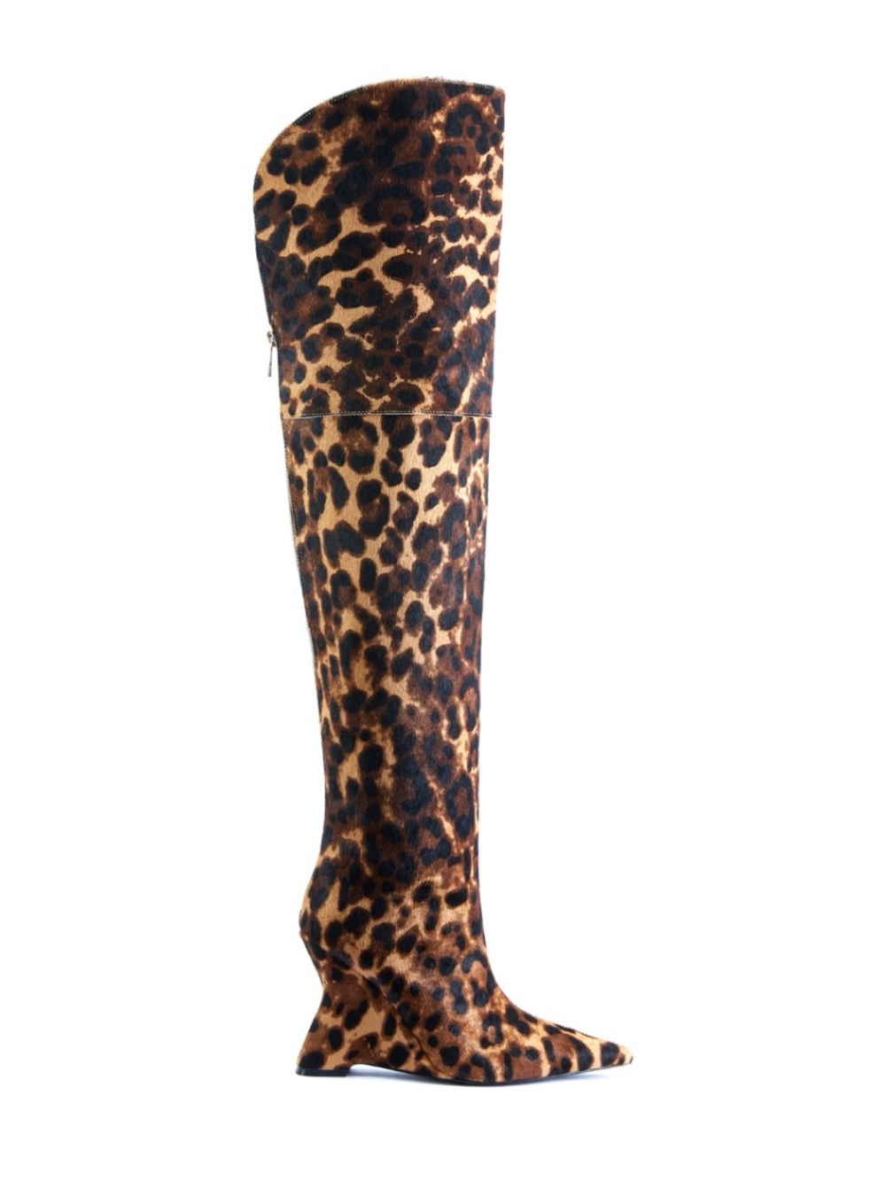 Jennifer Le Leopard thigh High Boots